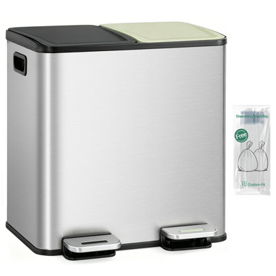 Stainless Steel Kitchen Rubbish Bin