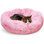 Lit pour chat pour chats d'intérieur, lavable, orthopédique, doux, moelleux, rond, apaisant, lit pour petits et grands chatons et chiens, petits lits et meubles pour chiens
