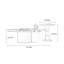 Table basse simple en marbre ovale