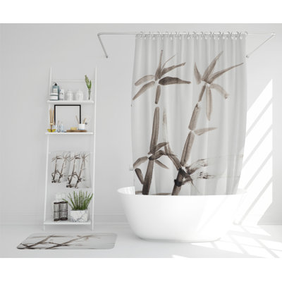 Neepa Polyester Shower Curtain Set