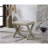 Linen Blend Accent Bench With Nailhead Trim, Tufted Seat Bench For Entryway Living Room, Natural-1977902257