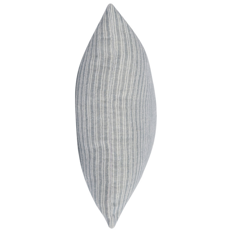 Camille Rectangular Throw Pilow, Ash Blue