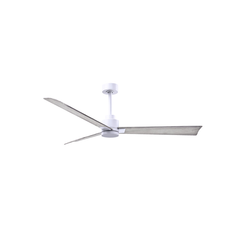 Alessandra 56'' Ceiling Fan, Barn Wood Tone, Matte White