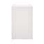 Table de chevet 2 tiroirs en blanc pour le décor de la chambre à coucher - Poignées en strass, décorations scintillantes et poignées chic, rayures