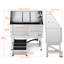 150cm H x 138.6cm W x 70cm D Metal Dog Grooming Tub