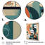 Impression sur toile encadrée orange et verte Mid Century Momentum II-88517381-88517385