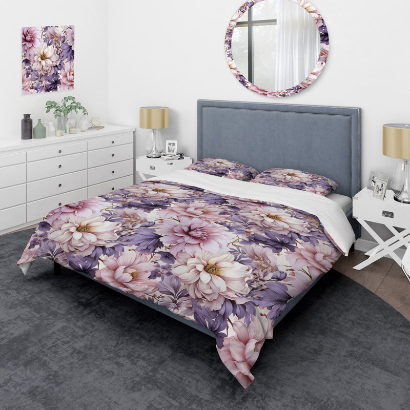 Ensemble de housse de couette Ethereal, Housse de couette simple + 1 taie décorative stan