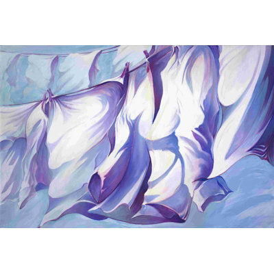 Lavande suspendue, impression sur toile tendue