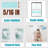 56 in. to 60 in. W x 76 in. H Double Sliding Semi Frameless Shower Door with Clear Glass-102484996