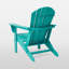 Chaise Adirondack pliante Ramonita en PEHD-1711936488