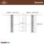 Tour de garde-robe avec tour d'angle Impressions