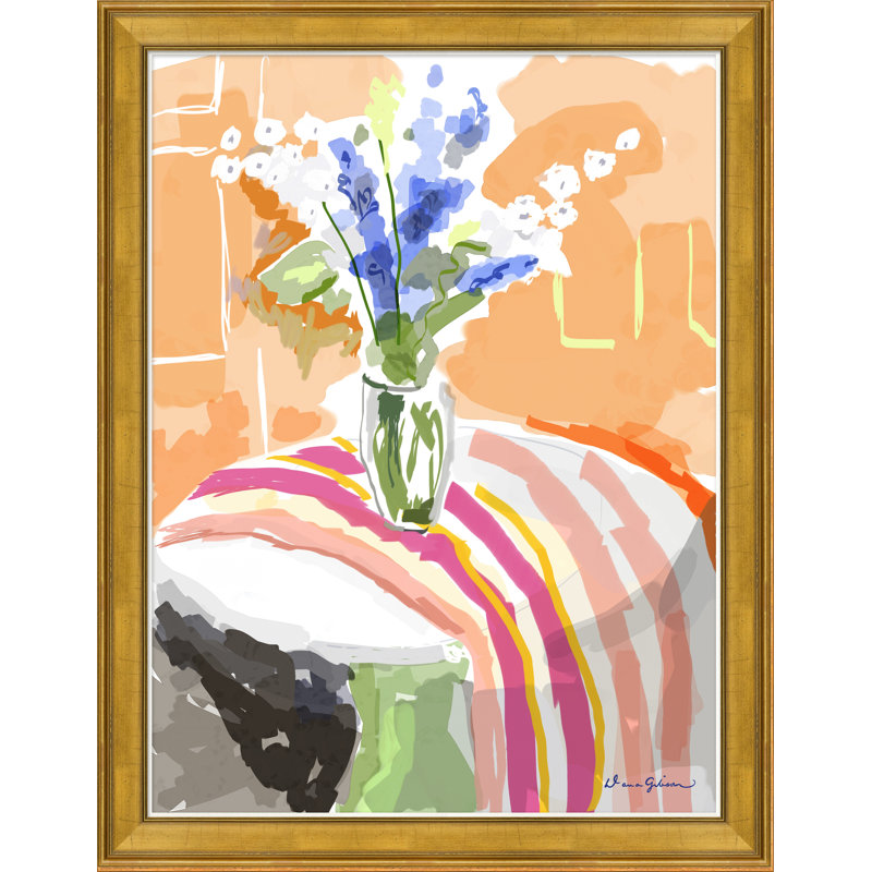 Delphiniums Giclee Print by Dana Gibson