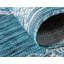 Tapis bleu / gris en polypropylène tissé à la machine à motif oriental Craighead-245232086