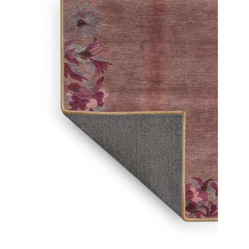 Tapis multicolore à motif abstrait Milagrace, Rectangle 7 pi x 9 pi