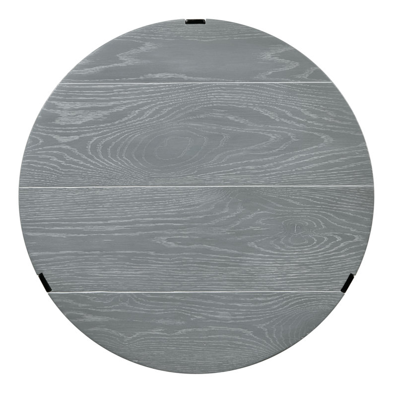 Open Sky Solid Wood End Table, Gray