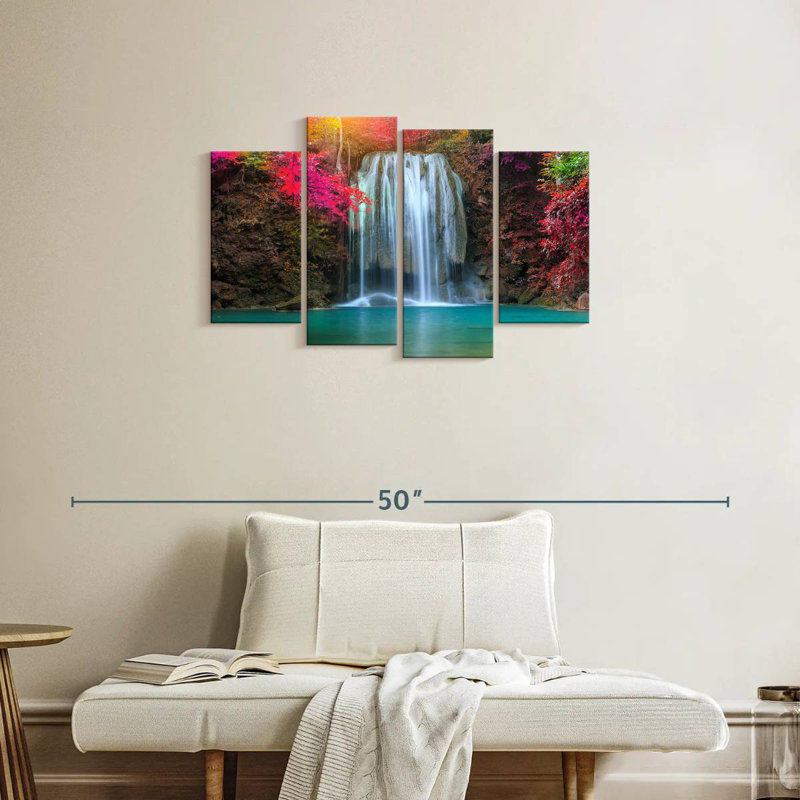Marchelle Amazing Erawan Waterfall, 22'' H x 36'' W