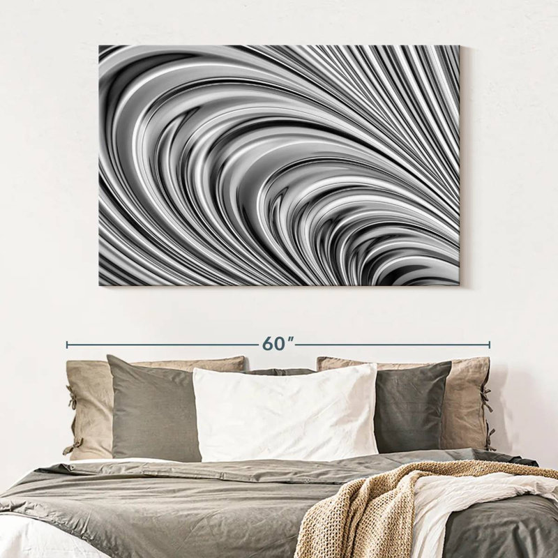 Avery Metal Wave, 34" H x 51" W