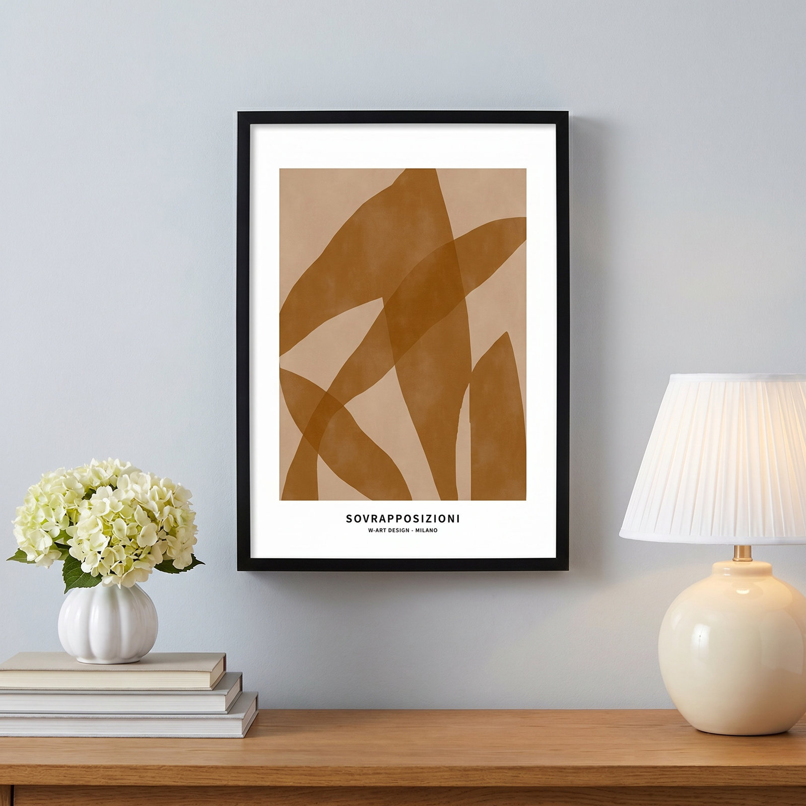 Zabini "Marine Flora 4" Print, Black, 50" H x 35" W x 1.25" D