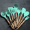 Ensemble d'ustensiles de cuisine Chef 33 pièces, ensemble de spatules antiadhésives en silicone avec support,