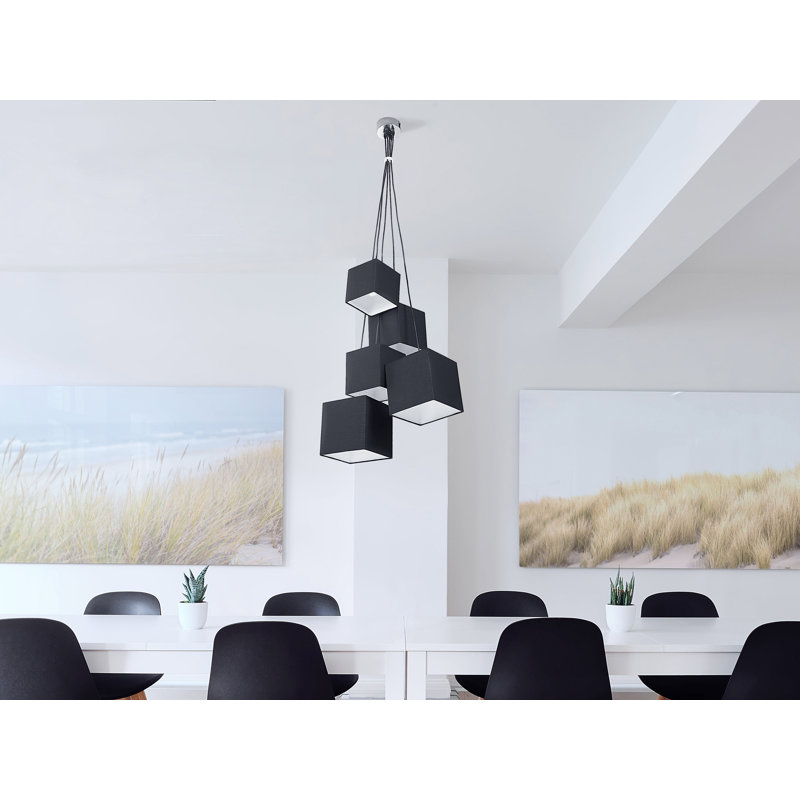 5 - Light Cluster Pendant, Black