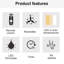 Ventilateur de plafond DEL intelligent 56 "avec pales brun antique Smart
