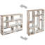 9 Piece Pine Solid Wood Floating Shelf-75973919