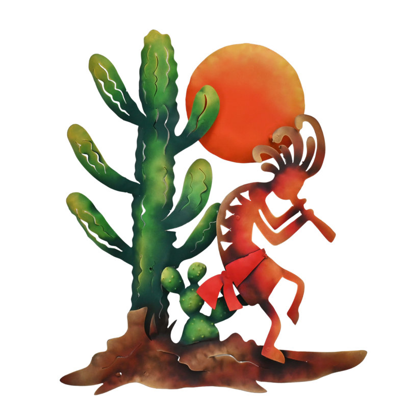 KOKOPELLI & DESERT WALL HANGING