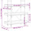 Sandre 100cm W Metal Bookcase-903798610-903798613