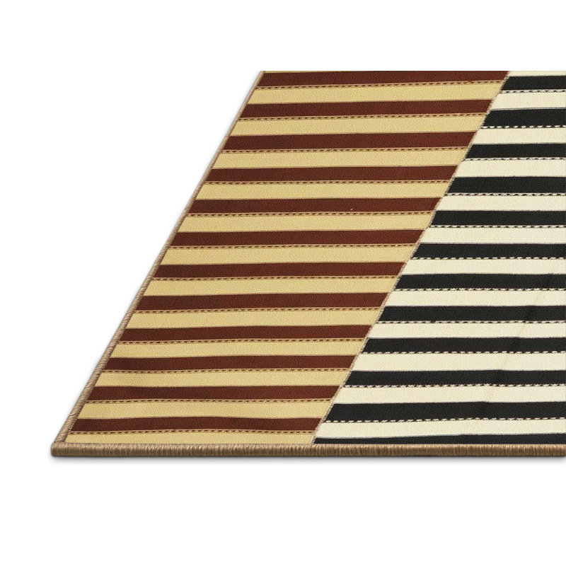 Striped Indoor Rug, Rectangle 5' x 7'