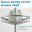 Adhesive Stainless Steel Shower Caddy-717206477