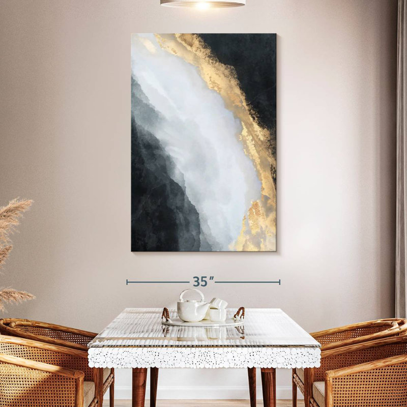 Avery Marble Stream, 51" H x 34" W