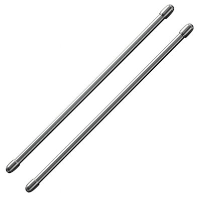 Café Rod Aluminum Adjustable Single Curtain Rod