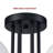 6-Light Globe Semi Flush Mount-123117139