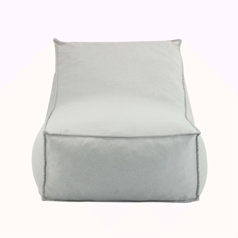 Outdoor Bean Bag Lounge Chair, Gray