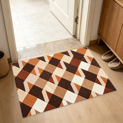Tapis chauds en terre cuite chaude pour le salon, doux et confortable, convient à toutes les saisons, facile à entretenir, tapis de sol intérieur lavable à la machine, ferme sous la table adaptée pour la chambre à coucher, la salle à manger, le bureau, le patio, le balcon, la décoration intérieure