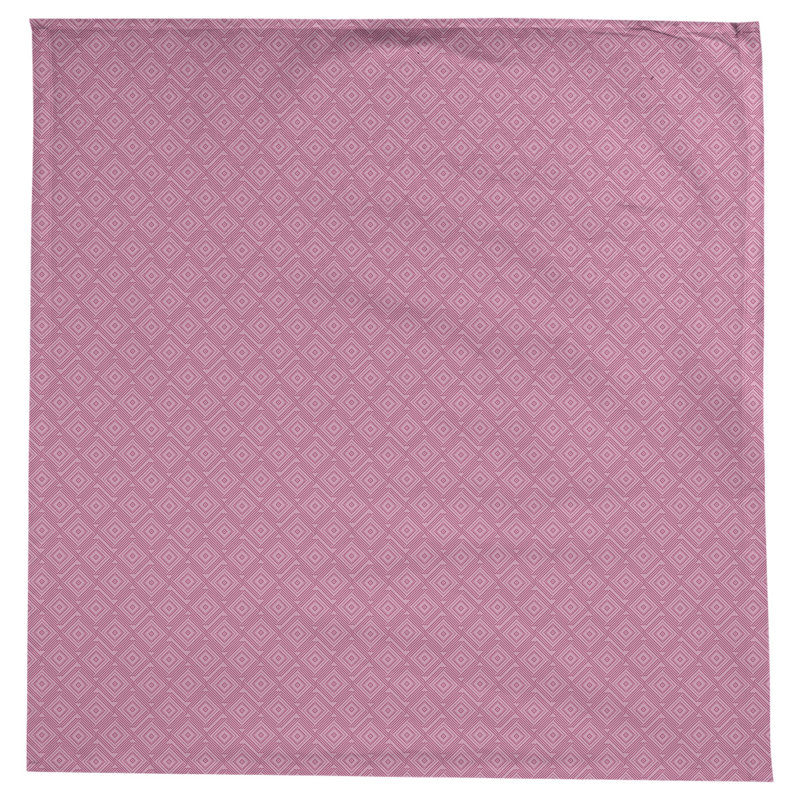 Nappe à labyrinthe carrée Leffel, Rose