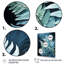 Ferns Turquoise Delight, reproduction d'art sur toile-1646660834-1646660835