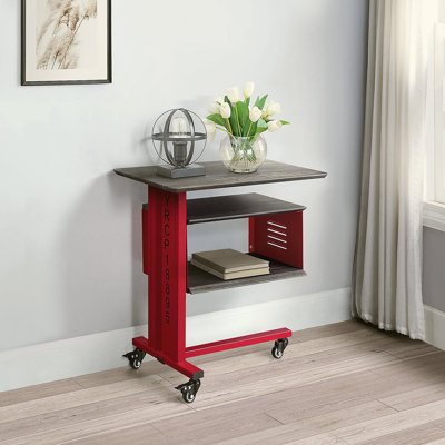 Ensemble de tables et de tablettes décoratives rouges