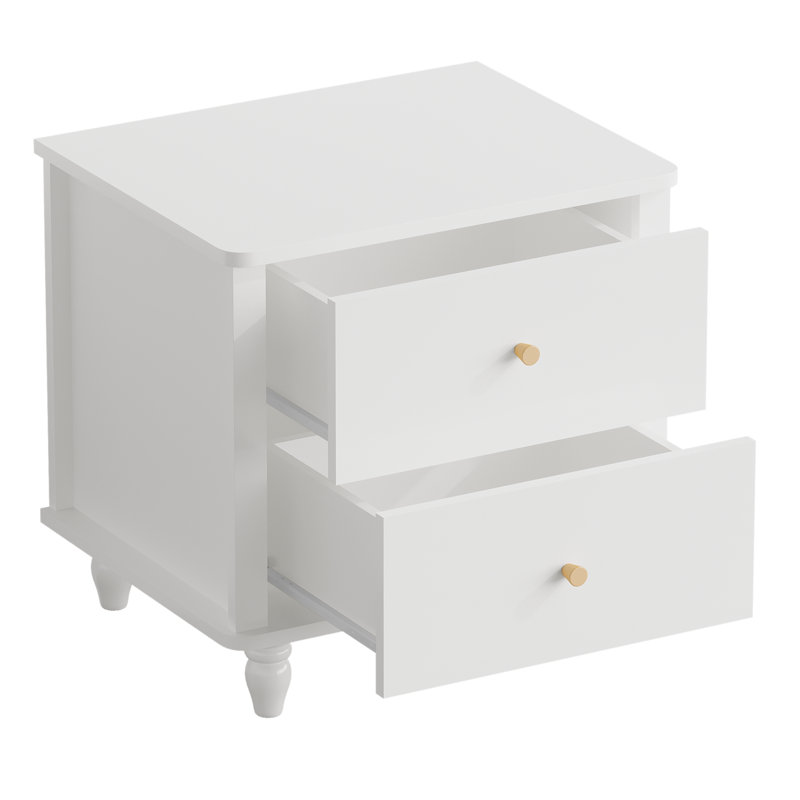 Table de chevet 2 tiroirs Modern
