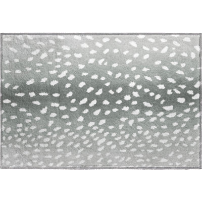 Premium Machine Washable Merilou AMF44 Gray Rug