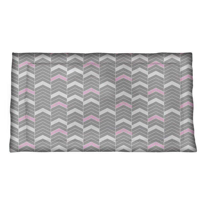 Taie décorative Rhonda, Polyester, Très grand, Rose