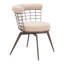 Chaise de salle à manger pivotante rembourrée