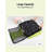 Ultra Light 5 Piece Packing Cubes Travel Luggage Organizer 1 Large 2 Medium 2 Small