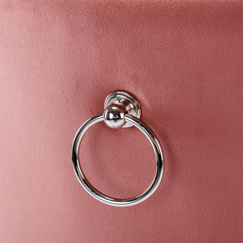 Chaise de salle à manger, Rose, Noir