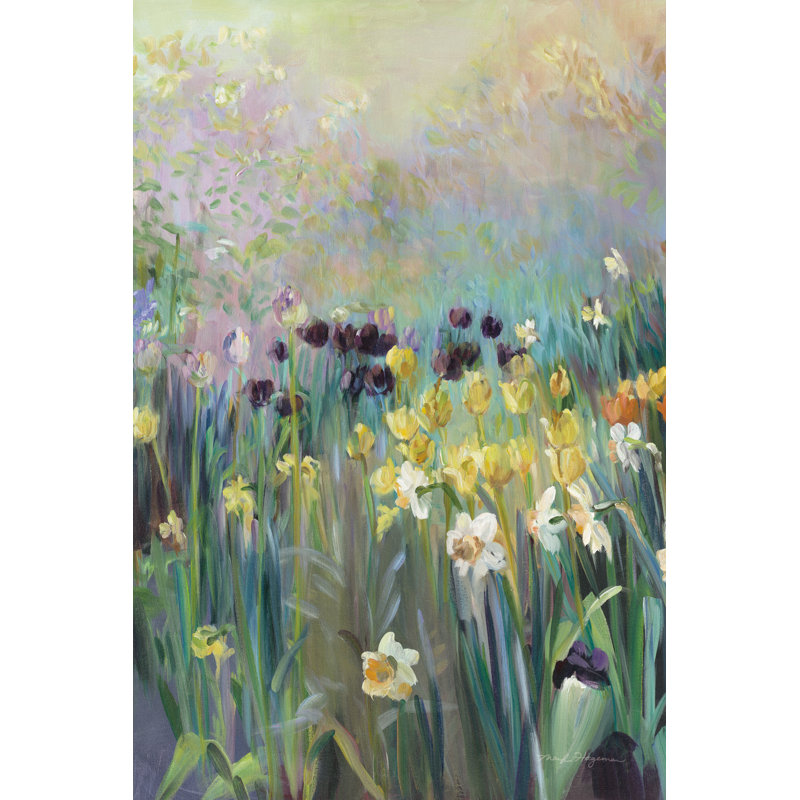 Champ de tulipes, H 12 po x l 8 po