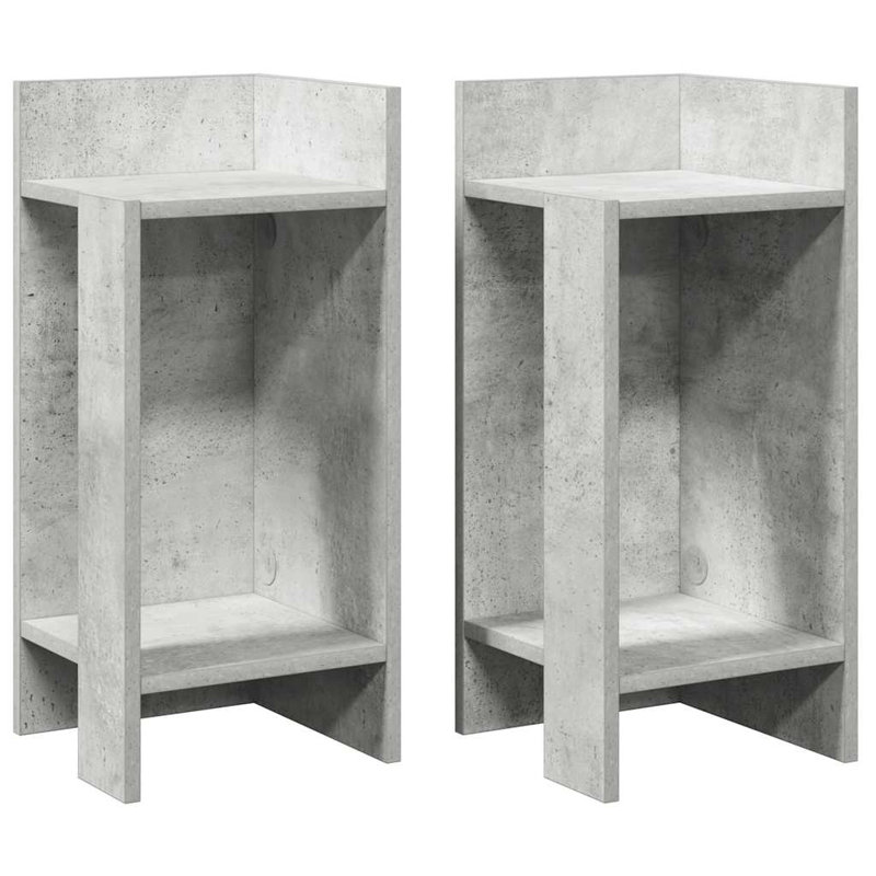 6-9 Side Table Set, Concrete grey