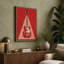 Iconic Guitar Mid-Century - Wrapped Canvas-1768511563-1768511553
