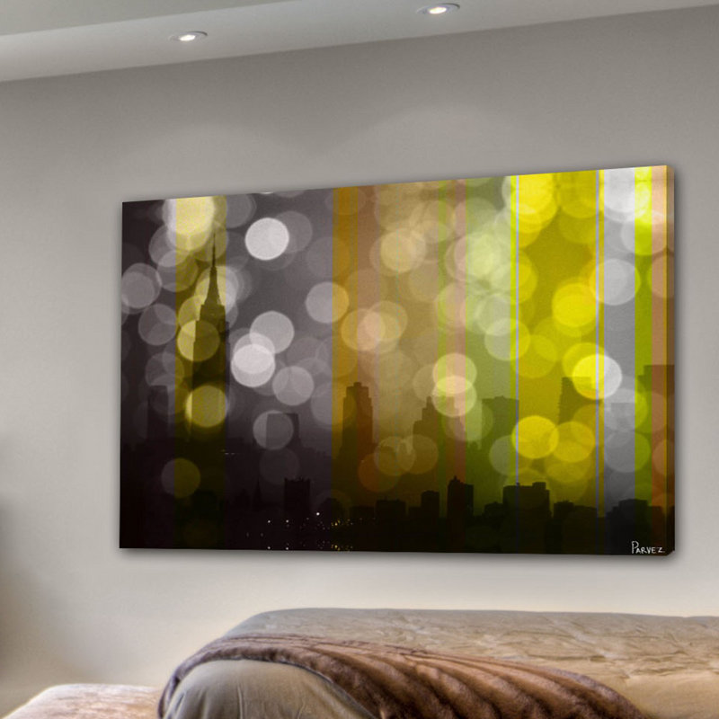« manhattan » par parvez taj,, impression sur toile tendue, 30 po x 45 po