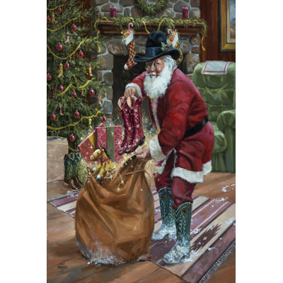 " New Boots For Christmas " by Jack Sorenson Painting Print