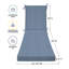 Coussin de chaise longue d'extérieur Meridian - Résistant aux intempéries, réversible, confort moelleux-1044823557-1063992281